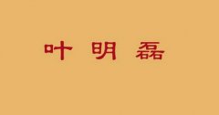 叶姓男宝宝名字精选