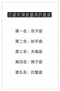 恋爱时演技最高的是哪些星座？